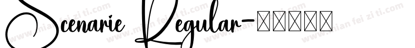 Scenarie Regular字体转换
